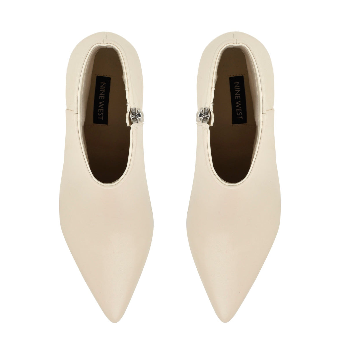 Brite Kitten Heel Ankle Leather Booties
