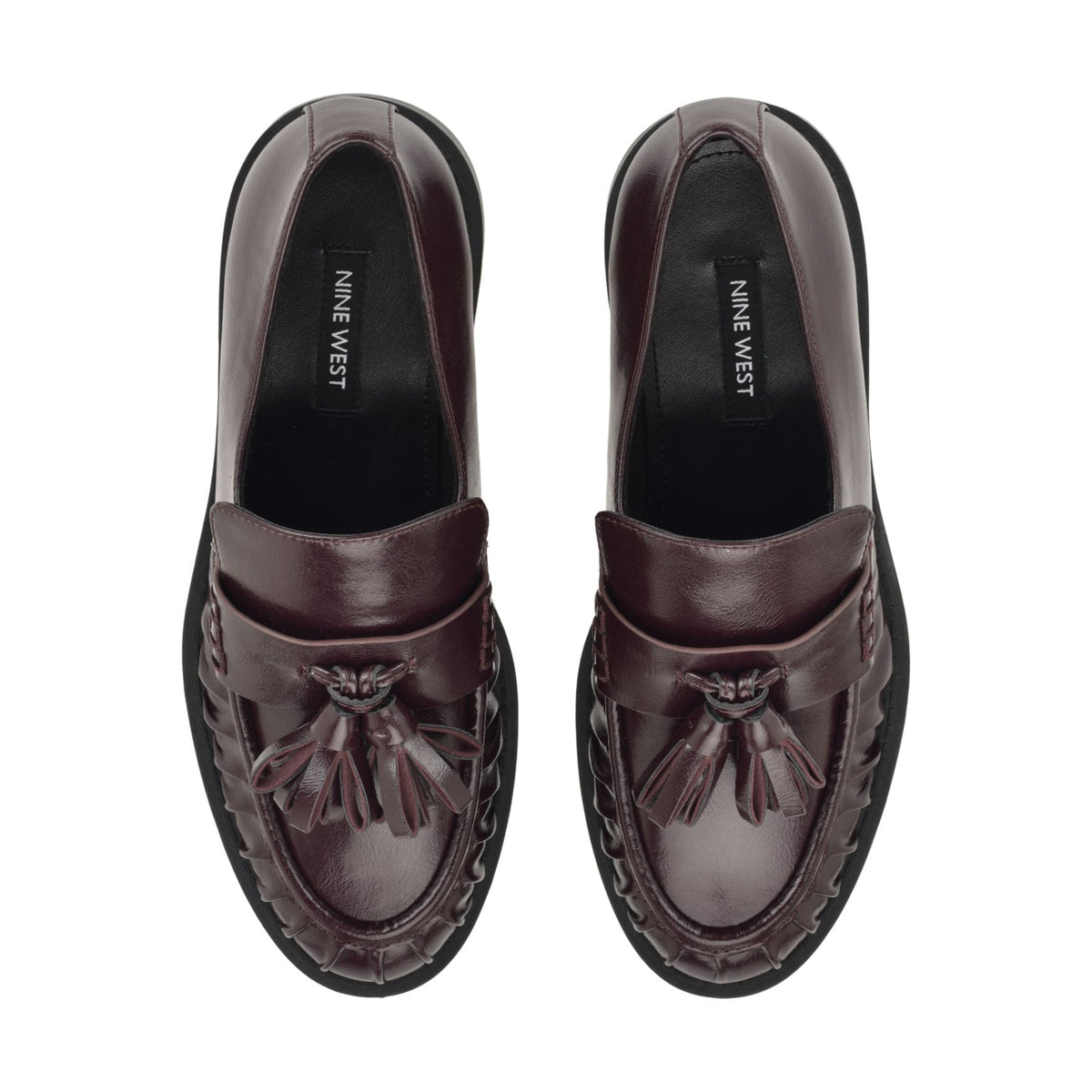 Gersen Ruched Tassle Loafers