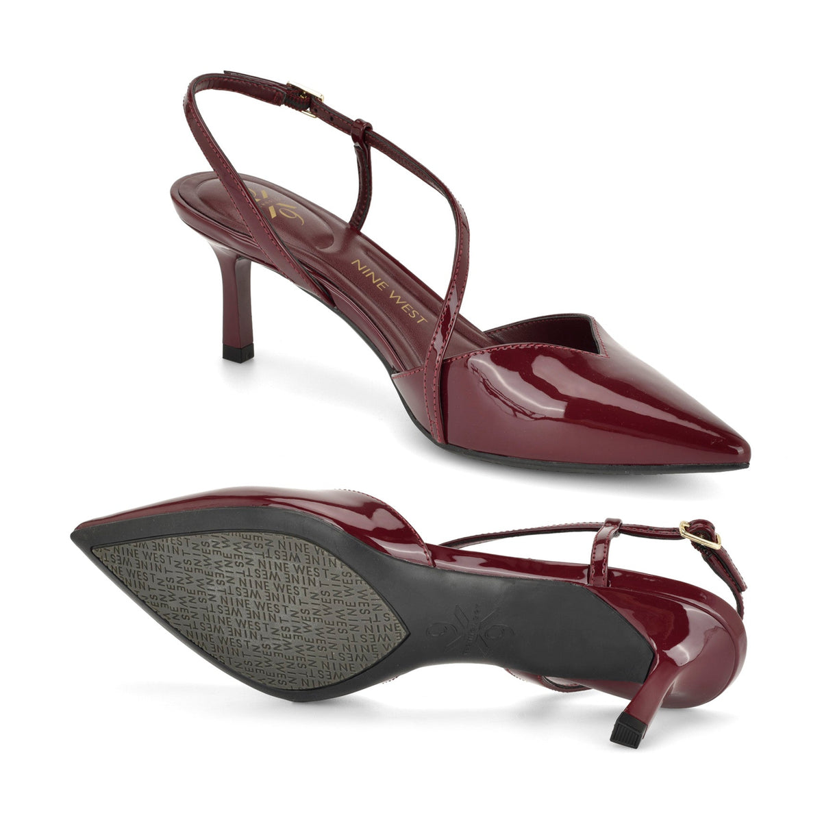 Kamon 9x9 Slingback Pumps