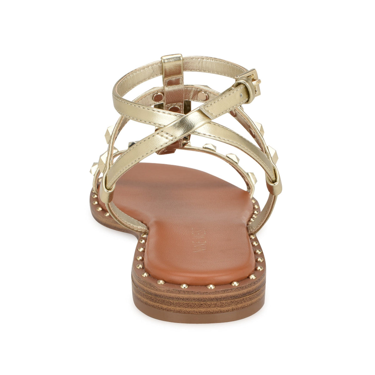 Marcila Studded Ankle Strap Sandals