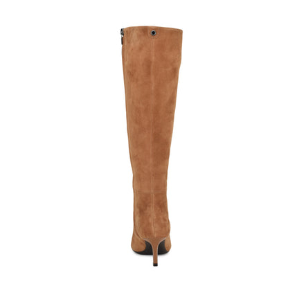 Kimdee 9x9 Knee High Wide Calf Leather Boots