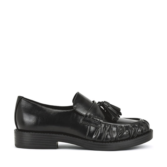 Gersen Ruched Tassle Loafers
