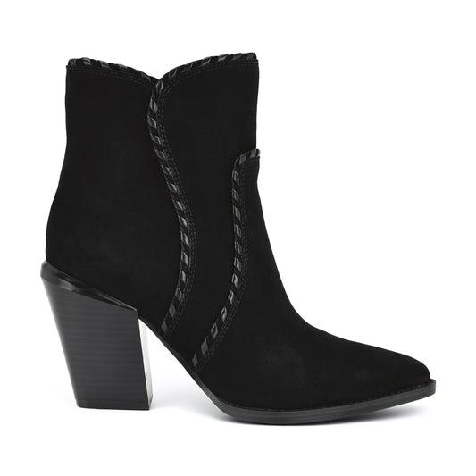 Raxton Leather Western Booties