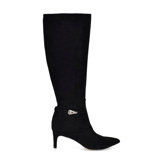 Salla Detailed Leather Knee High Boots