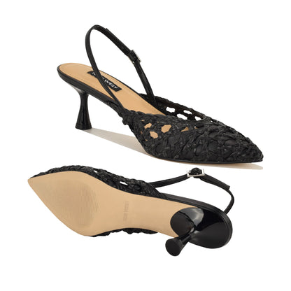 Randela Woven Slingback Pumps
