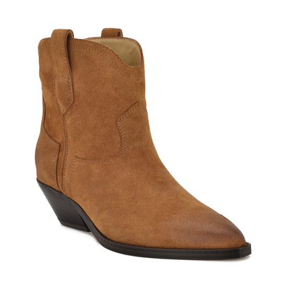 Abreve Western Leather Booties
