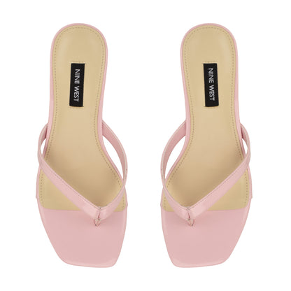 Cassa Thong Kitten Heel Sandals