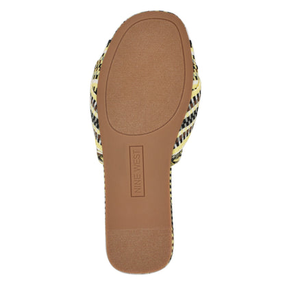Lalta Knotted Flat Slide Sandals