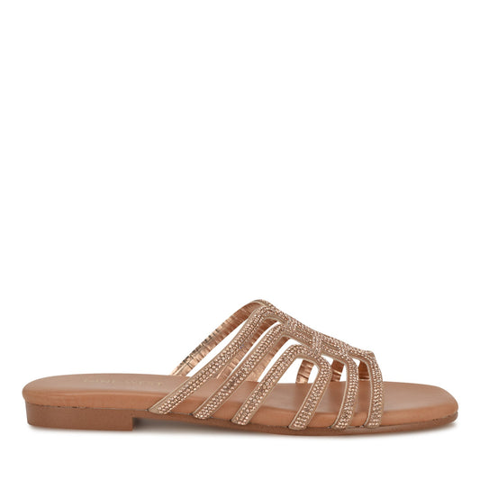 Timy Embellished Flat Sandals