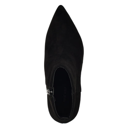 Brite Kitten Heel Ankle Leather Booties