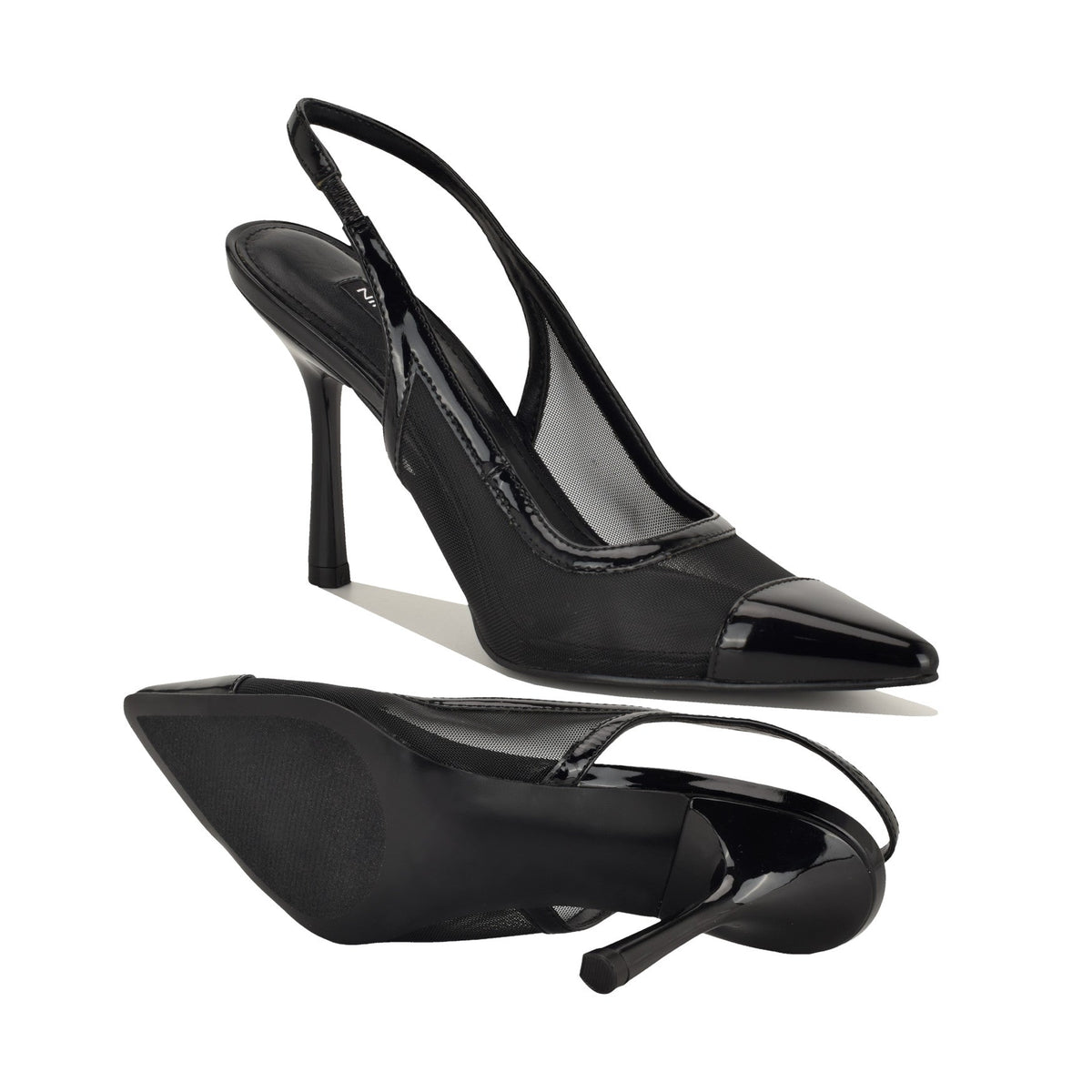 Jermain Mesh Slingback Pumps