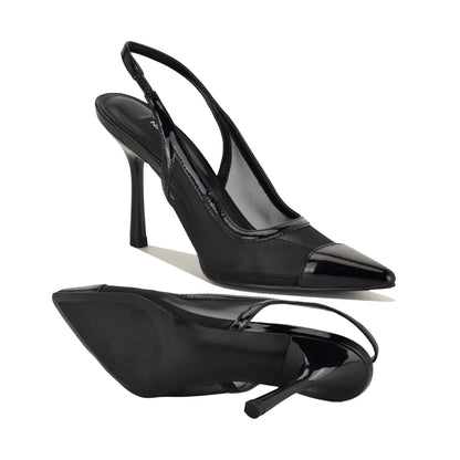 Jermain Mesh Slingback Pumps