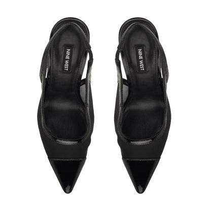 Jermain Mesh Slingback Pumps