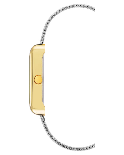 Rectangular Case Mesh Bracelet Watch
