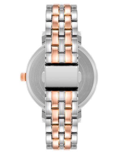 Glitter Accented Dial Watch