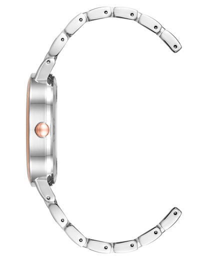Glitter Accented Dial Watch