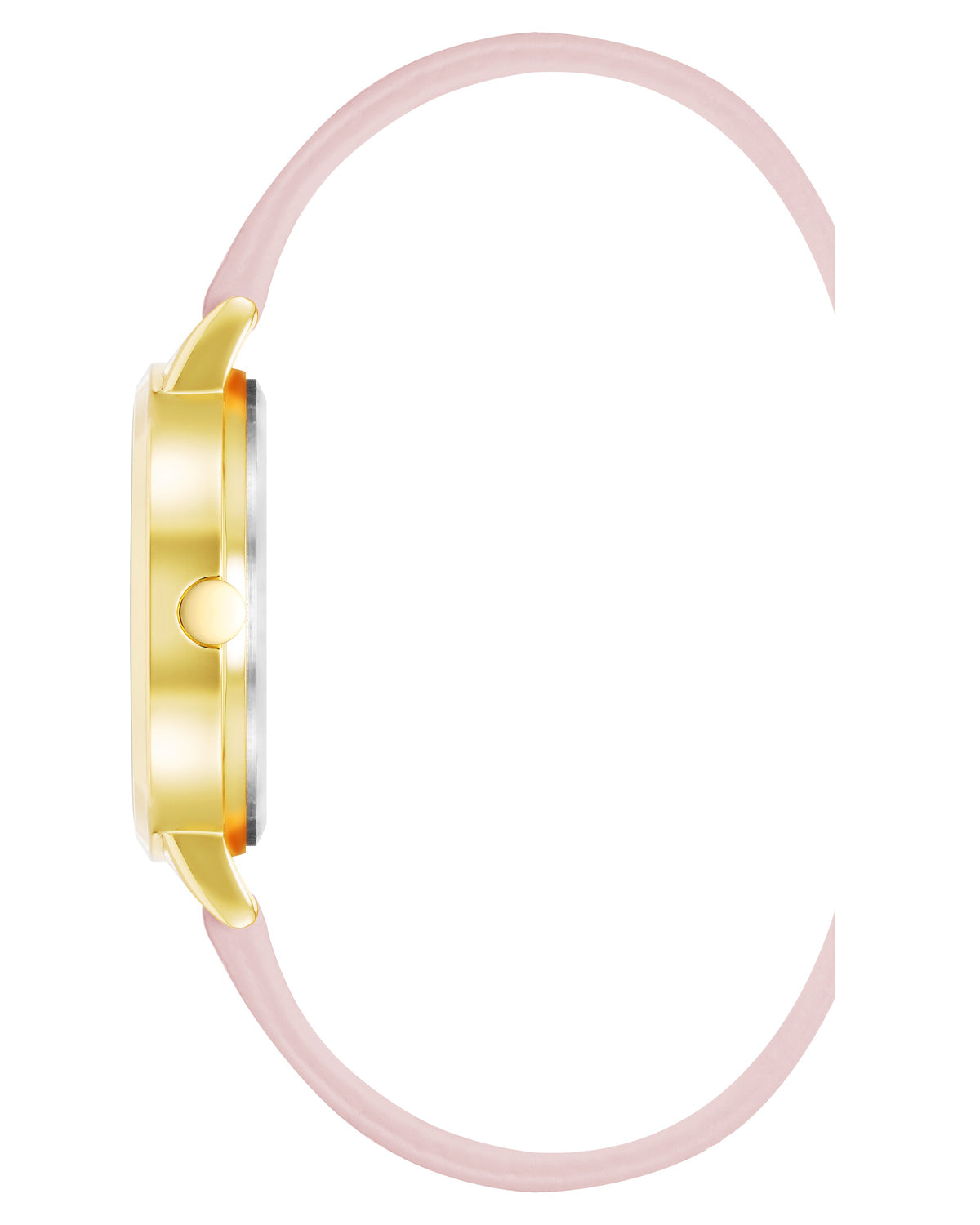 Floral Dial Saffiano Strap Watch