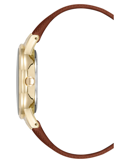 Saffiano Strap Watch