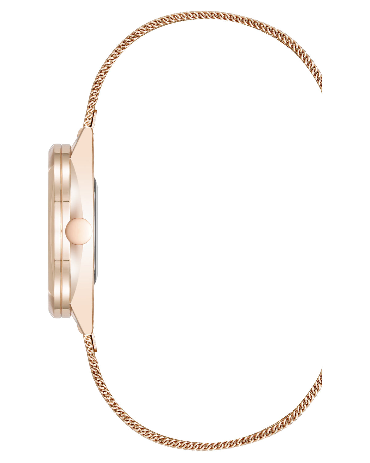 Round Case Mesh Bracelet Watch