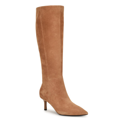 Kimdee 9x9 Knee High Wide Calf Leather Boots
