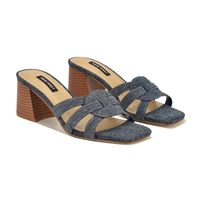Gritt Block Heel Mule Sandals