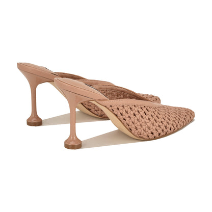 Grasso Woven Mule Pumps