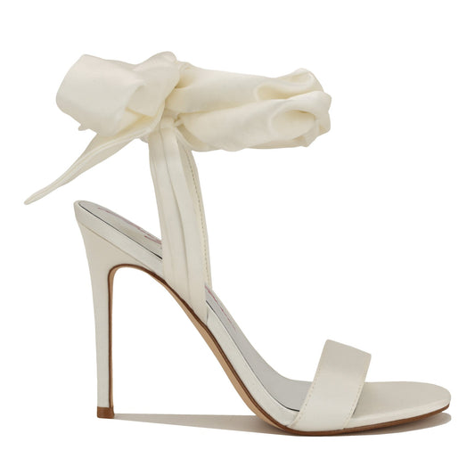 Marilyn Monroe M-Monroe Ankle Wrap Satin Sandals