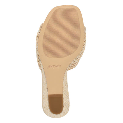 Nikhil Twist Wedge Sandals