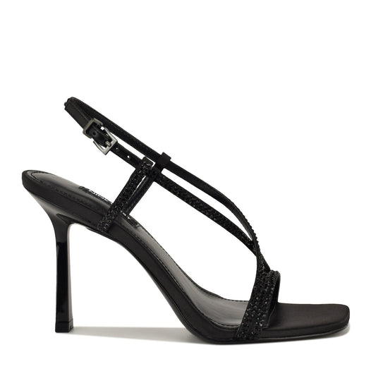 Vallan Strappy Rhinestone Sandals