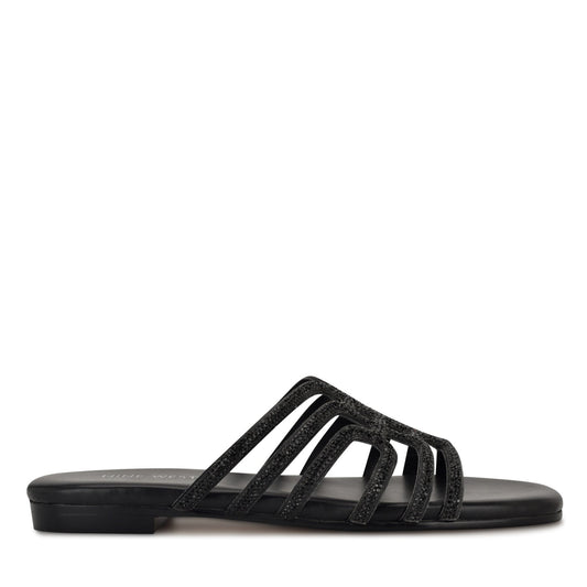Timy Embellished Flat Sandals