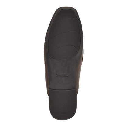 Evans Leather Loafer Mules