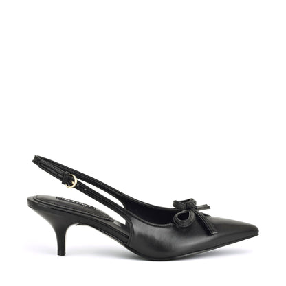 Lyrical Bow Slingback Pumps