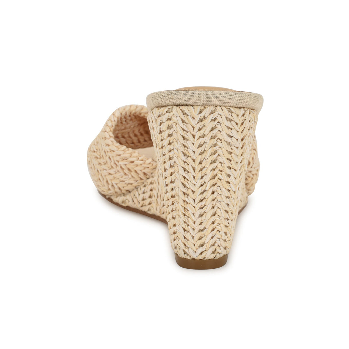 Nikhil Twist Wedge Sandals