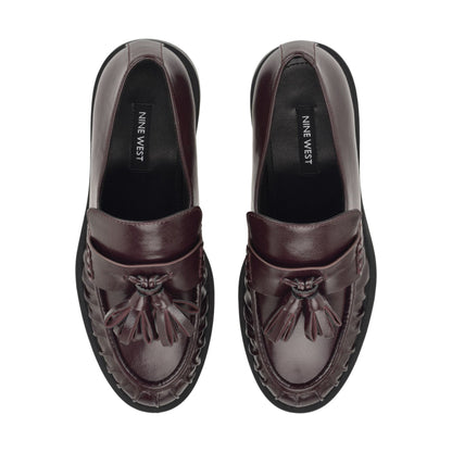 Gersen Ruched Tassle Loafers