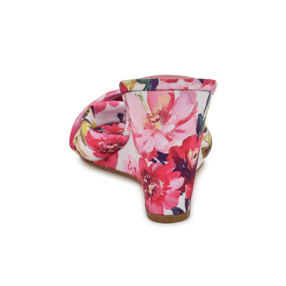 Nikhil Twist Wedge Sandals