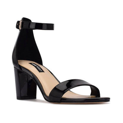 Pruce Ankle Strap Block Heel Sandals