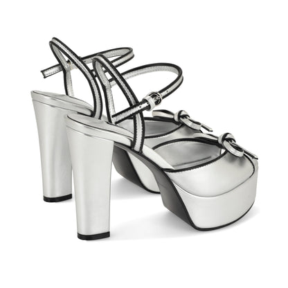 Nessle Platform Bow Sandals